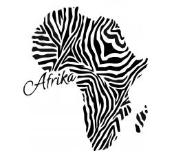 Stencil Schablone Afrika